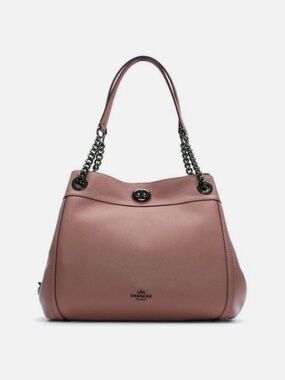 Coach Turnlock Edie Shoulder Bag | Dusty Rose